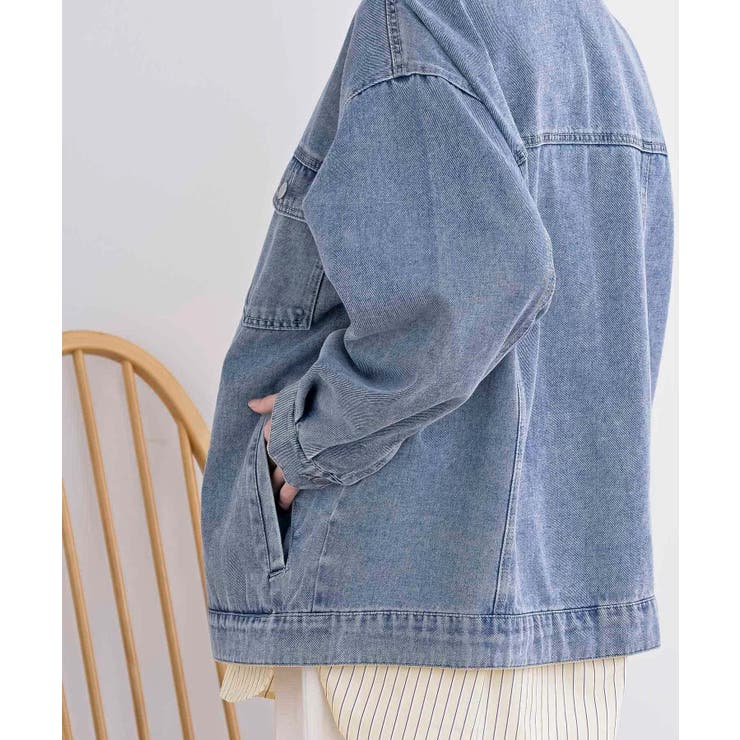 ノーカラービックＧジャン | rps | 詳細画像15 