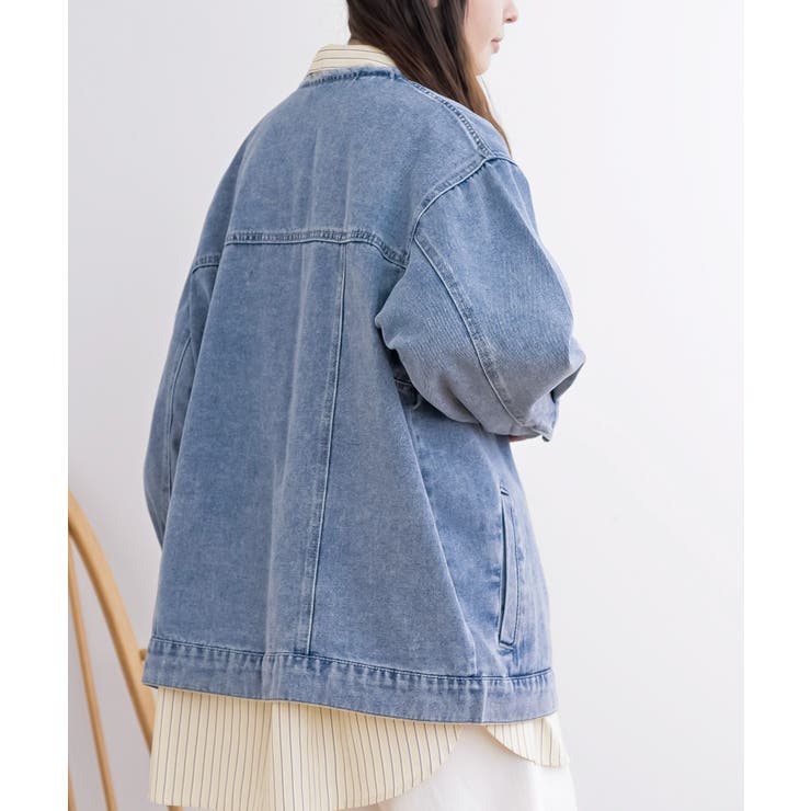 ノーカラービックＧジャン | rps | 詳細画像16 