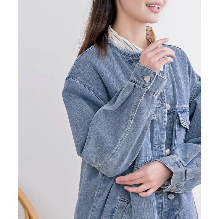 ノーカラービックＧジャン | rps | 詳細画像17 