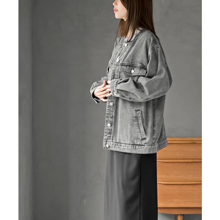 ノーカラービックＧジャン | rps | 詳細画像5 