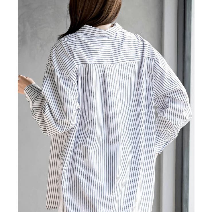 ストライプ２ＷＡＹシャツ | rps | 詳細画像8 