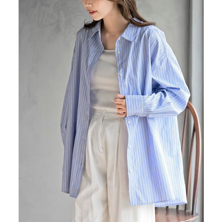 ブルー | ストライプ２ＷＡＹシャツ | rps