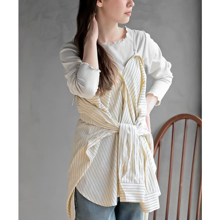 イエロー | ストライプ２ＷＡＹシャツ | rps