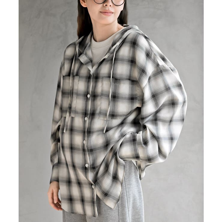 オフホワイト | フードビックシャツ | rps