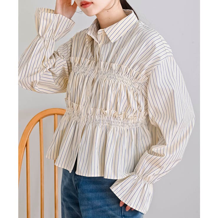 イエロー | フリルブラウス | rps