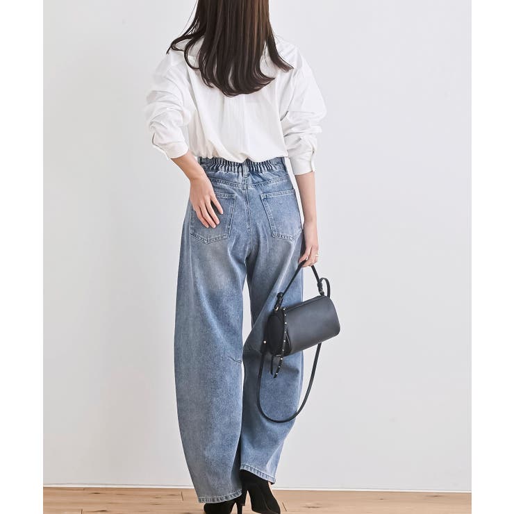 デニムバレルレッグパンツ | rps | 詳細画像9 