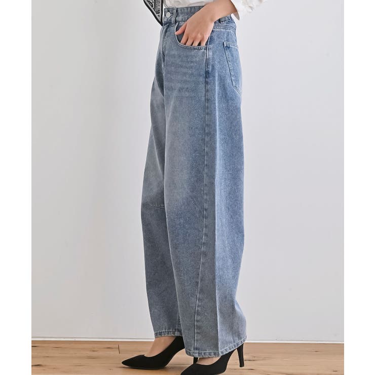 デニムバレルレッグパンツ | rps | 詳細画像13 