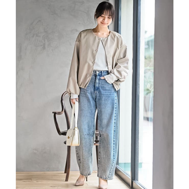 デニムバレルレッグパンツ | rps | 詳細画像18 