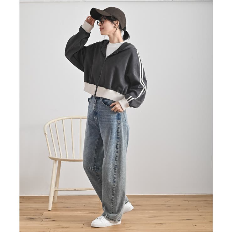 デニムバレルレッグパンツ | rps | 詳細画像20 