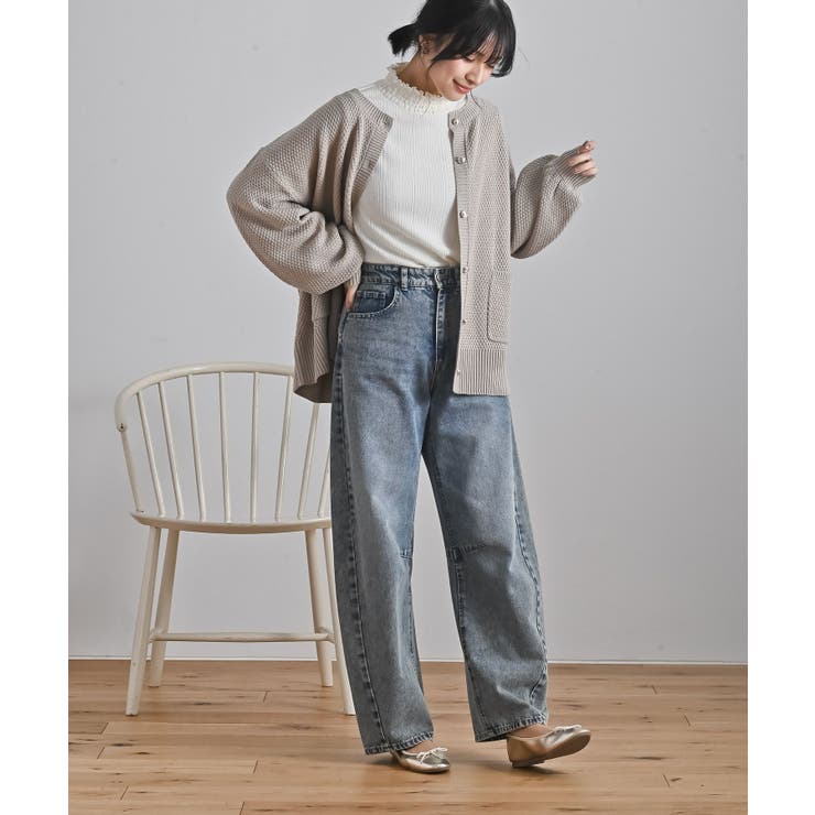デニムバレルレッグパンツ | rps | 詳細画像21 