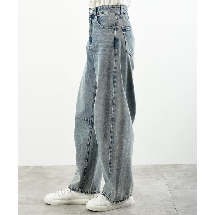 デニムバレルレッグパンツ | rps | 詳細画像22 