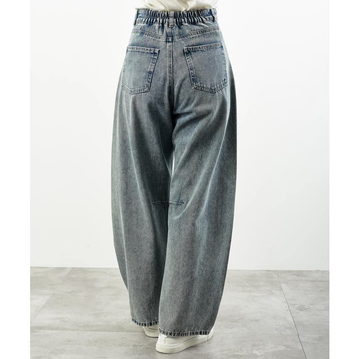 デニムバレルレッグパンツ | rps | 詳細画像23 