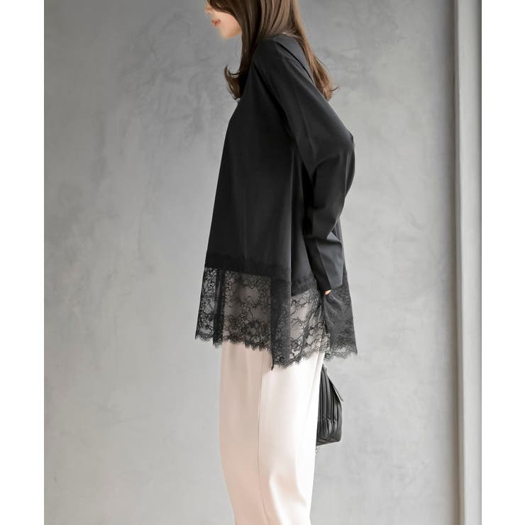 裾レースイレヘムロングスリーブＴ | rps | 詳細画像11 