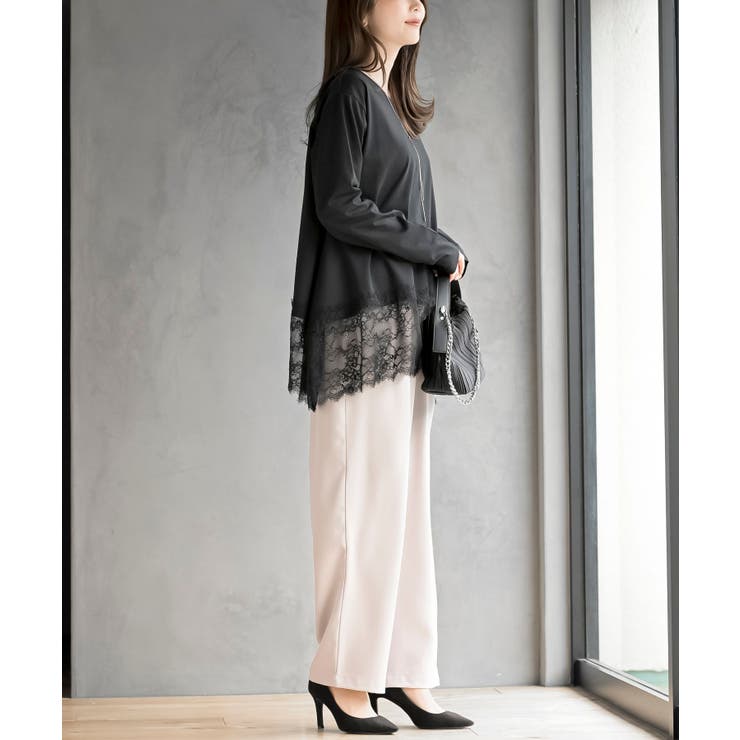 裾レースイレヘムロングスリーブＴ | rps | 詳細画像13 