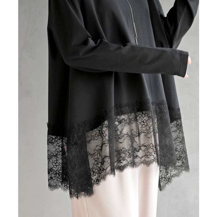 裾レースイレヘムロングスリーブＴ | rps | 詳細画像17 