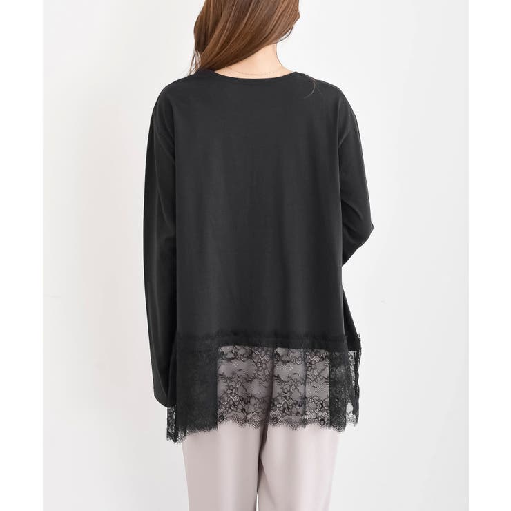 裾レースイレヘムロングスリーブＴ | rps | 詳細画像19 