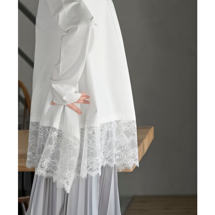 裾レースイレヘムロングスリーブＴ | rps | 詳細画像8 