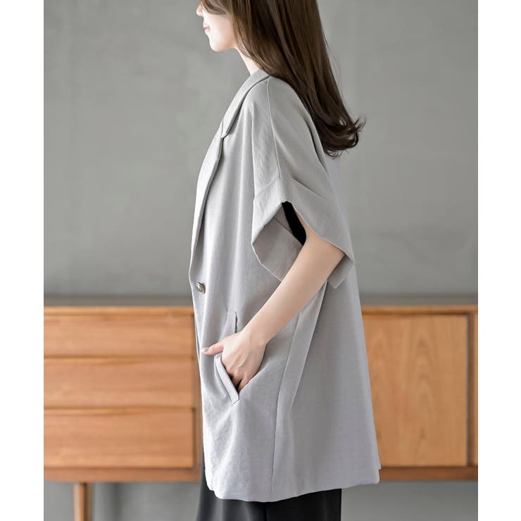 ハーフスリーブトッパーテーラージャケット | rps | 詳細画像15 