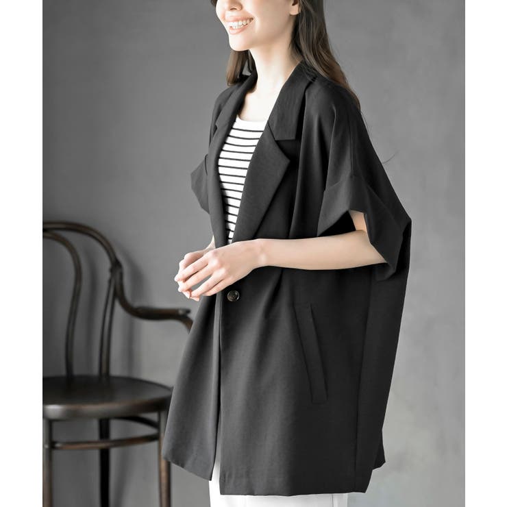 ハーフスリーブトッパーテーラージャケット | rps | 詳細画像23 