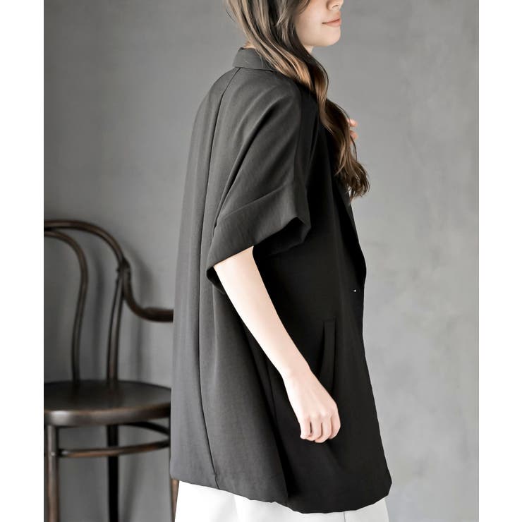 ハーフスリーブトッパーテーラージャケット | rps | 詳細画像25 