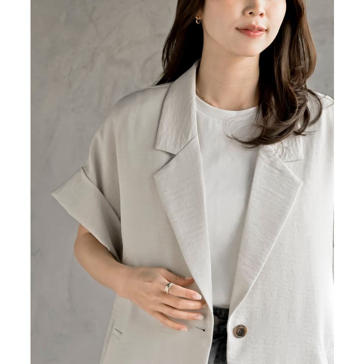 ハーフスリーブトッパーテーラージャケット | rps | 詳細画像6 