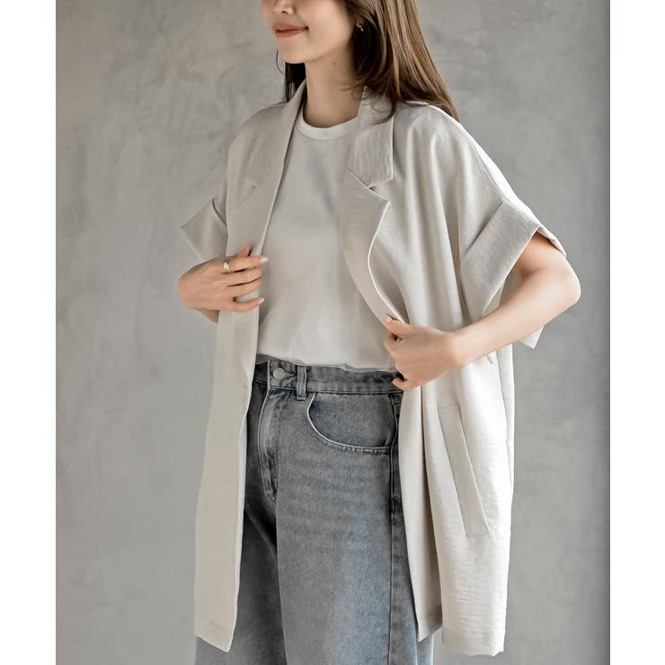 ハーフスリーブトッパーテーラージャケット | rps | 詳細画像7 