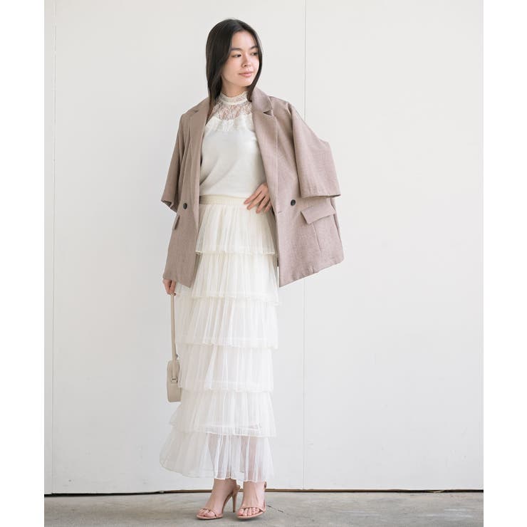 リネンライク半袖ジャケット | rps | 詳細画像27 