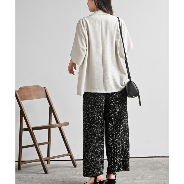 リネンライク半袖ジャケット | rps | 詳細画像30 