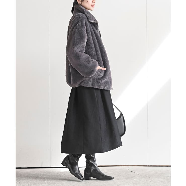 フェイクファースタンドコート | rps | 詳細画像17 