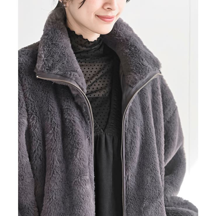 フェイクファースタンドコート | rps | 詳細画像18 