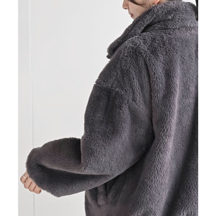 フェイクファースタンドコート | rps | 詳細画像19 