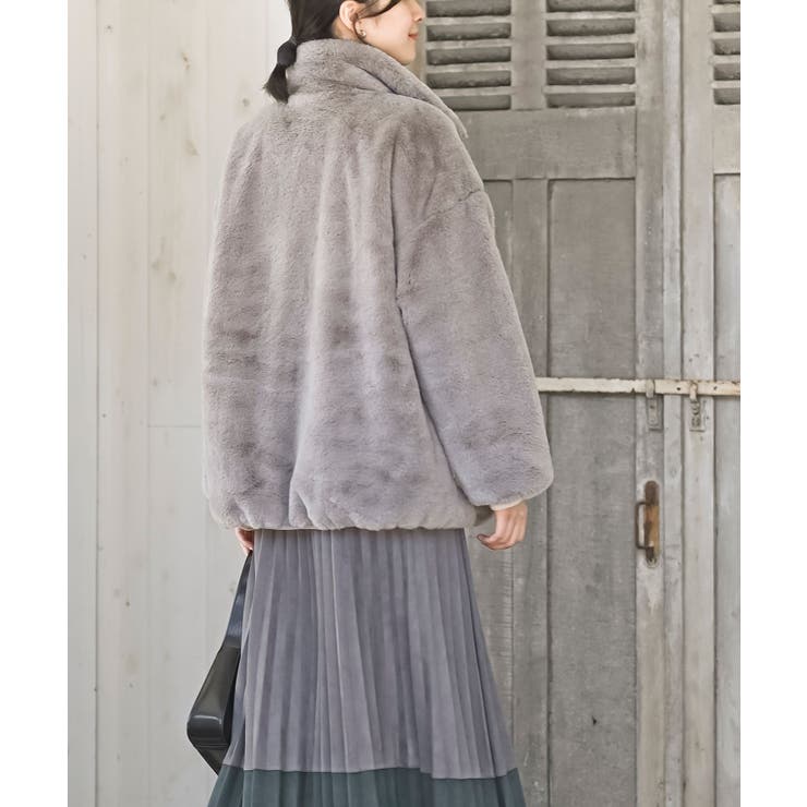 フェイクファースタンドコート | rps | 詳細画像25 