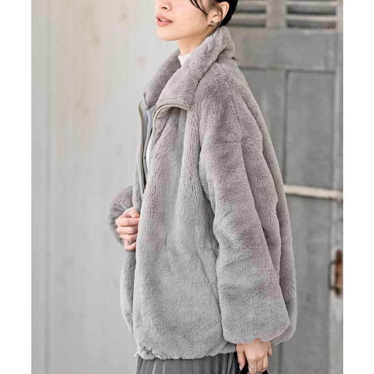 フェイクファースタンドコート | rps | 詳細画像28 