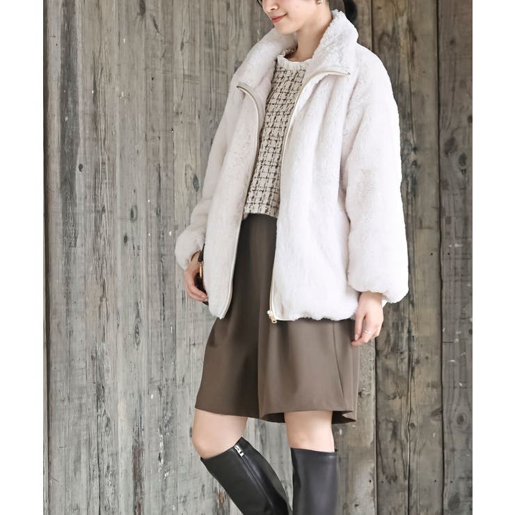 フェイクファースタンドコート | rps | 詳細画像3 