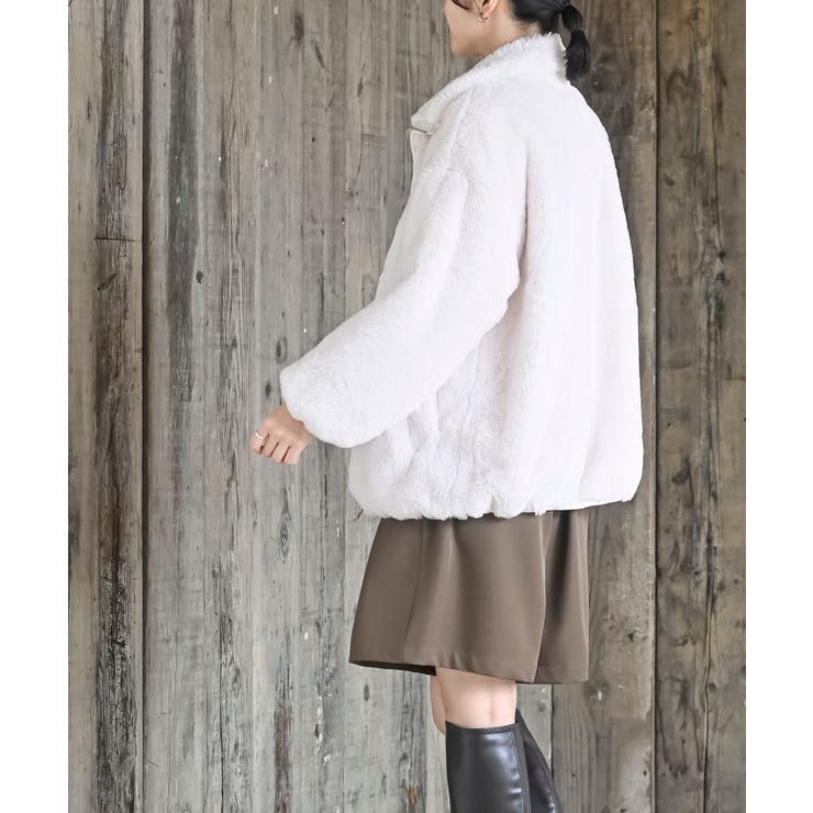 フェイクファースタンドコート | rps | 詳細画像4 