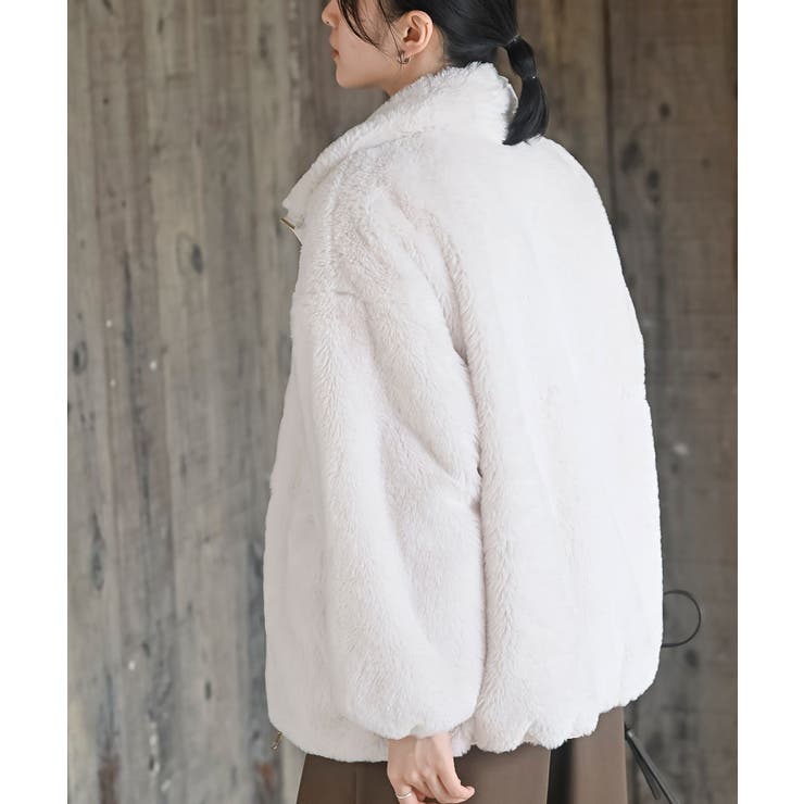 フェイクファースタンドコート | rps | 詳細画像7 