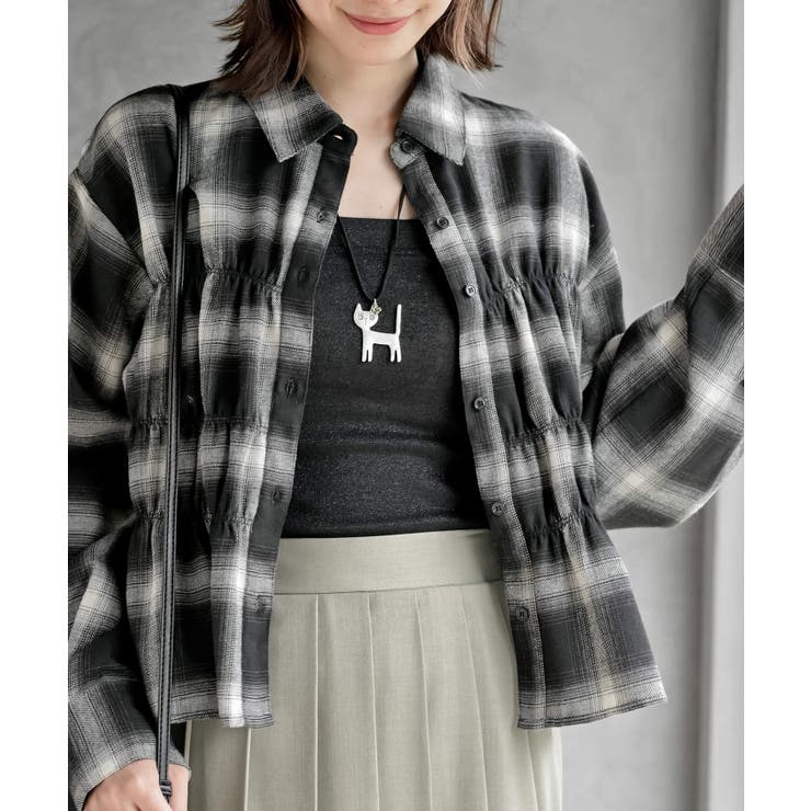 起毛チェックシャーリングシャツ | rps | 詳細画像14 