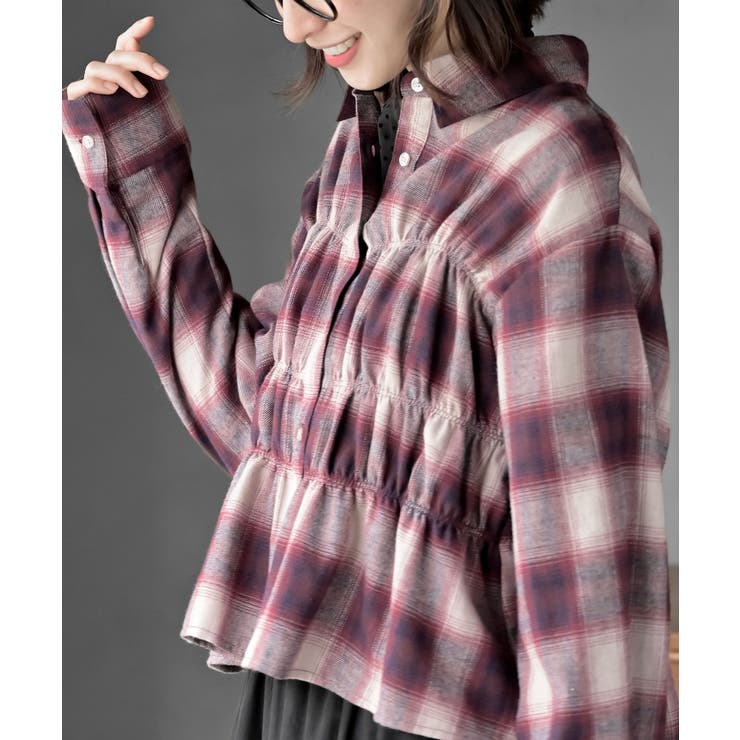 起毛チェックシャーリングシャツ | rps | 詳細画像22 