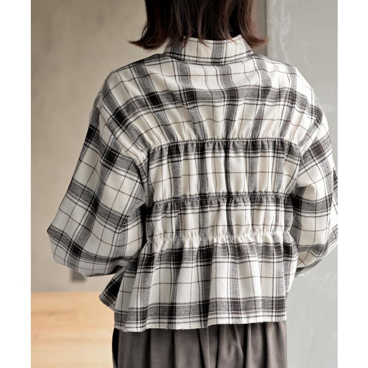起毛チェックシャーリングシャツ | rps | 詳細画像8 