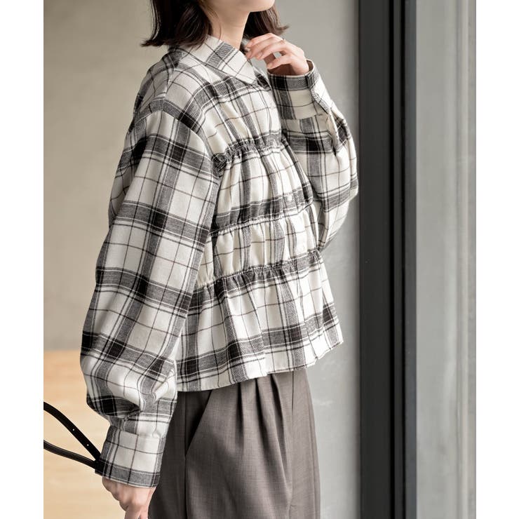 起毛チェックシャーリングシャツ | rps | 詳細画像9 