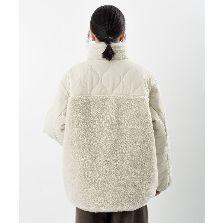 スタンドボア切替キルトジャケット | rps | 詳細画像19 