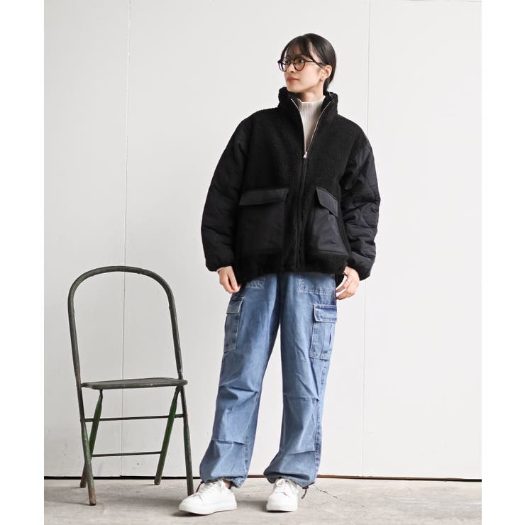 スタンドボア切替キルトジャケット | rps | 詳細画像2 