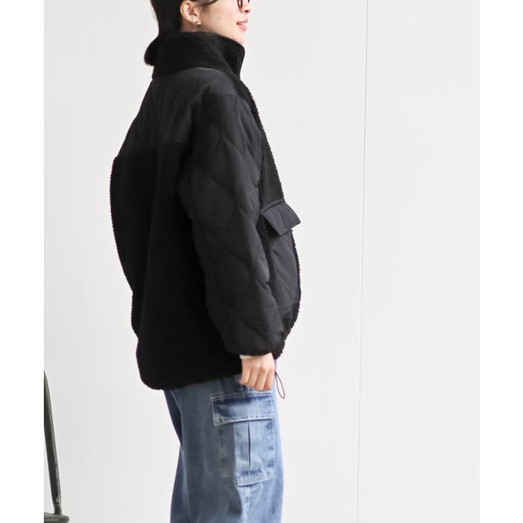 スタンドボア切替キルトジャケット | rps | 詳細画像3 