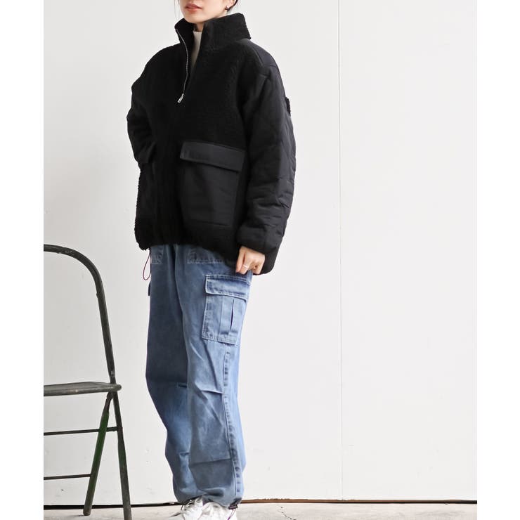 スタンドボア切替キルトジャケット | rps | 詳細画像5 