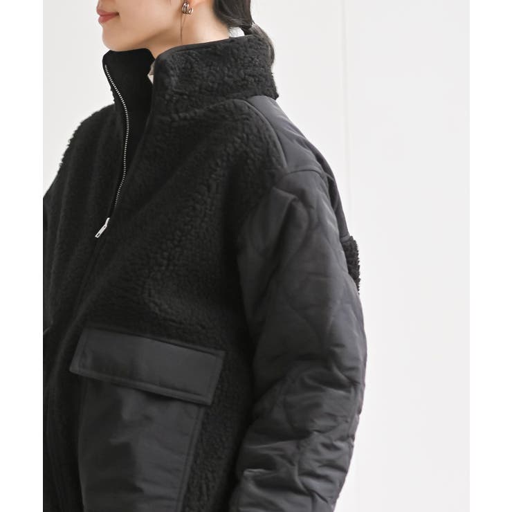 スタンドボア切替キルトジャケット | rps | 詳細画像7 