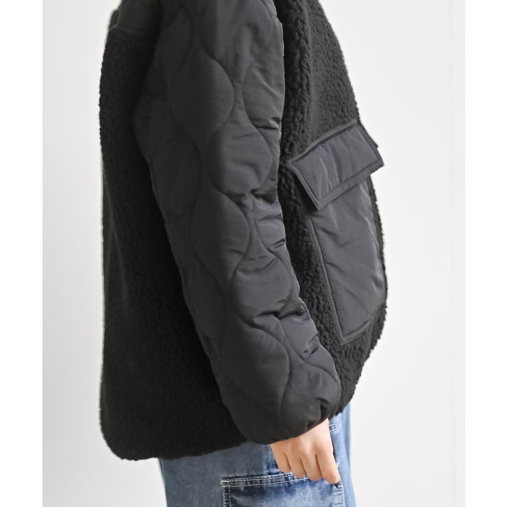 スタンドボア切替キルトジャケット | rps | 詳細画像9 