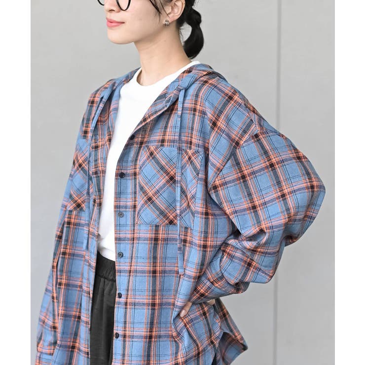 フードビックチェックシャツ | rps | 詳細画像15 