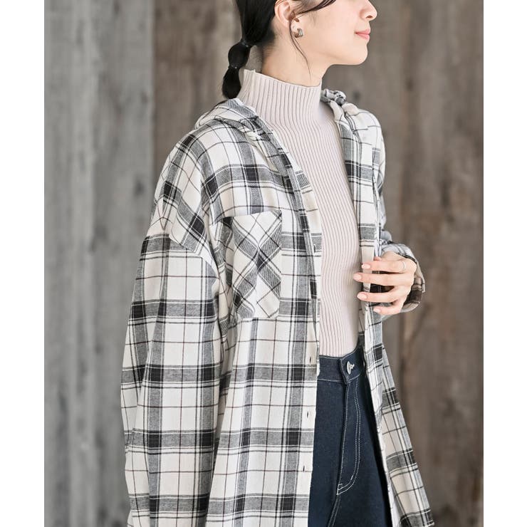 フードビックチェックシャツ | rps | 詳細画像25 