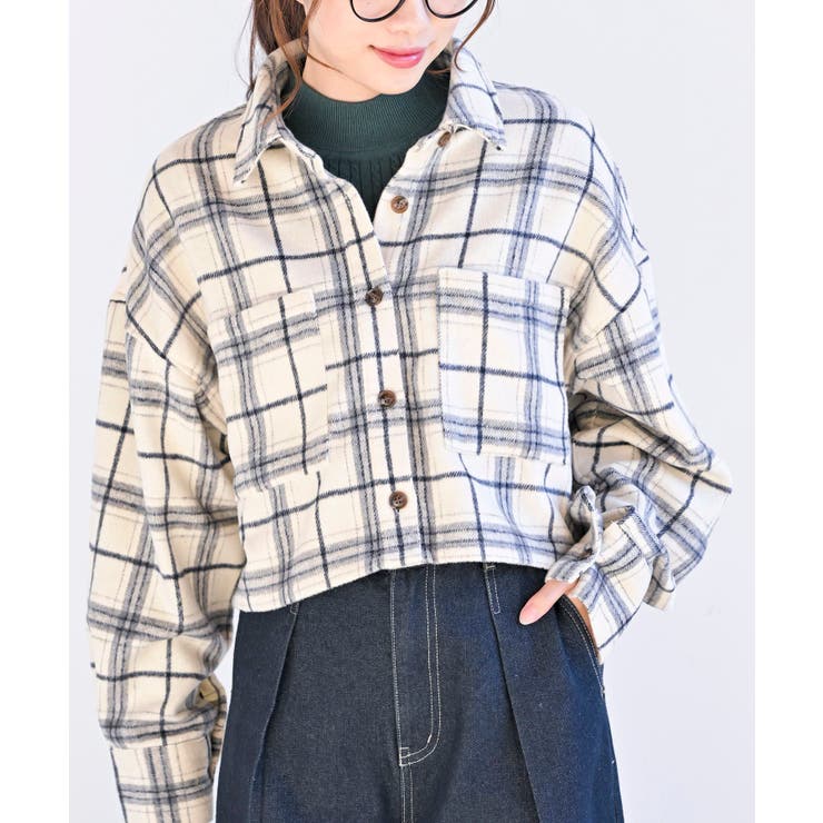 シャギーチェックショートシャツ[品番：RPSW0002237]｜rps（アール