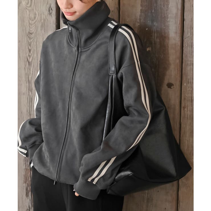 CHACグレー | スエードポンチトラックジャケット | rps